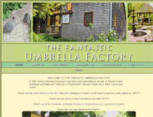 Tablet Screenshot of fantasticumbrellafactory.com